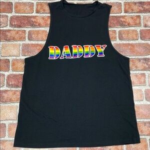 Daddy GLBT Black Muscle tank top